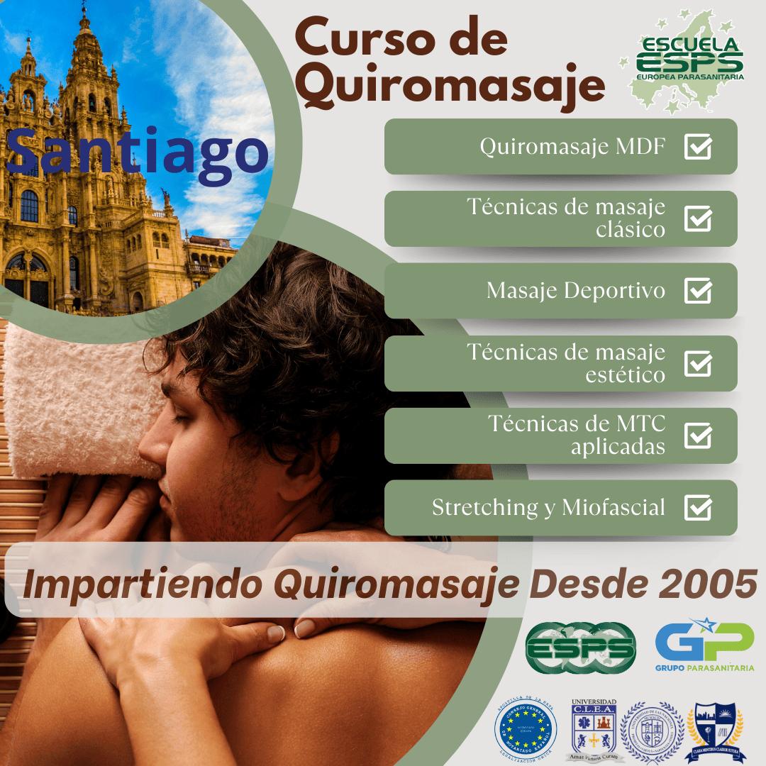Curso de Quiromasaje en Santiago de Compostela